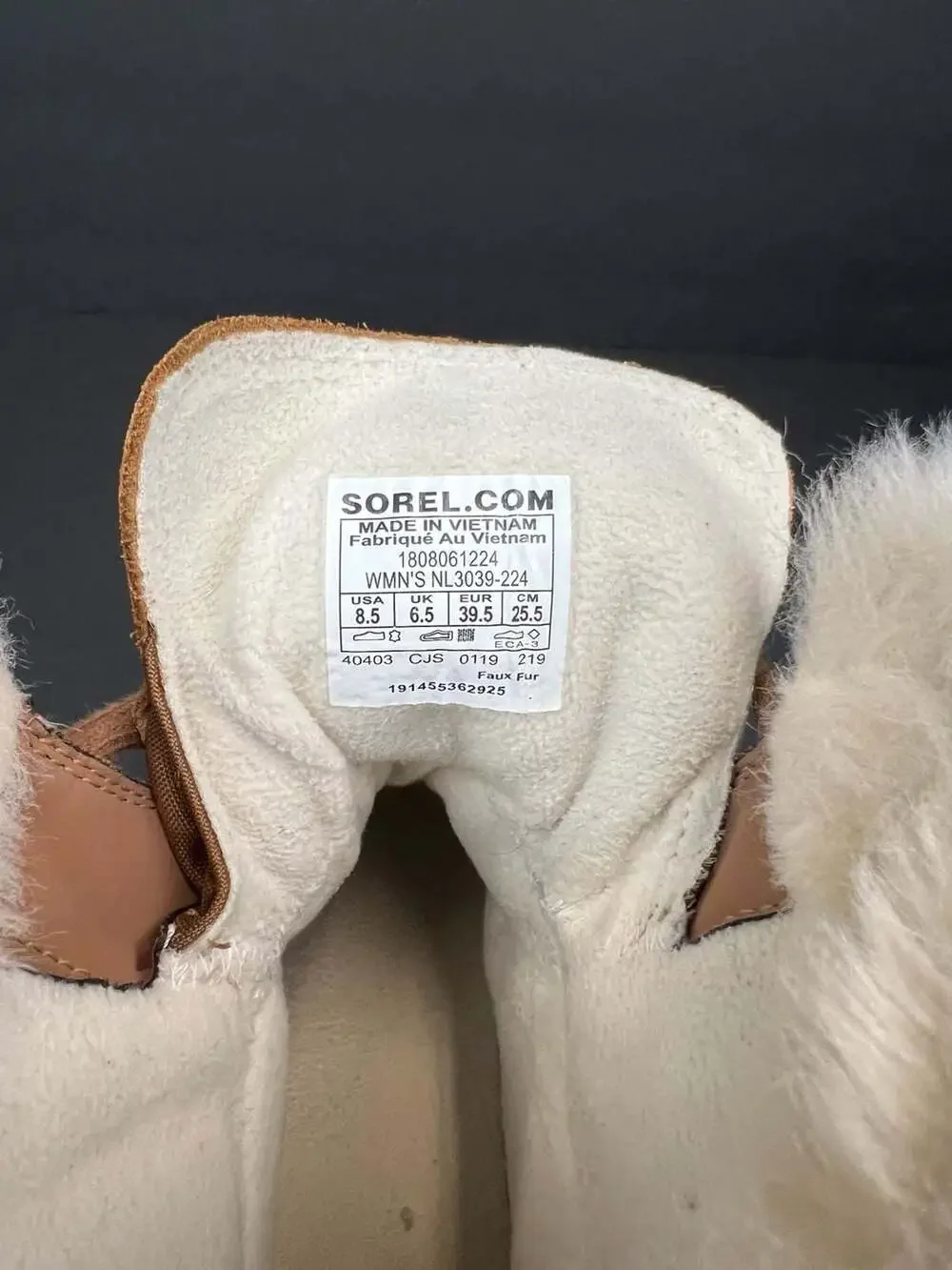 Sorel Women's Explorer Joan Waterproof Suede Winter Boots, Camel Brown Sz 8.5